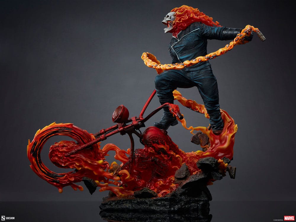 Ghost Rider Marvel Premium Format Classic Variant Figurka 53 cm - Image 9