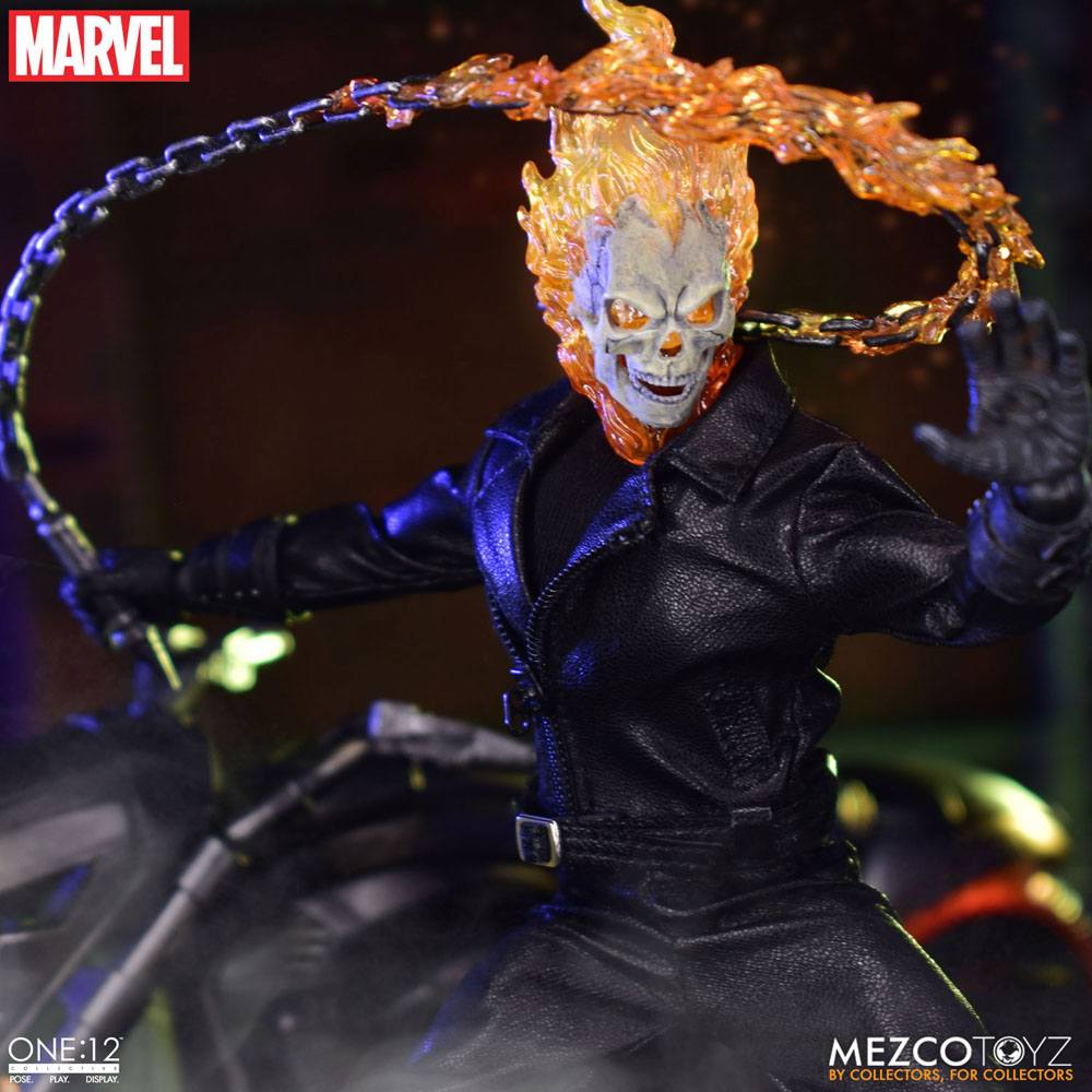 Ghost Rider & Vehicle with Sound & Light Up 1/12 Figurka 19 cm - Image 11
