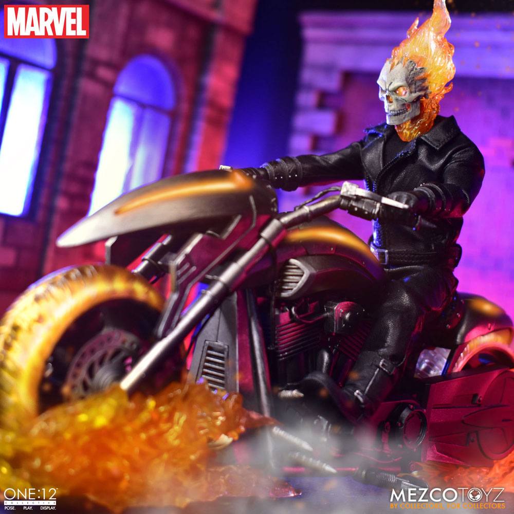 Ghost Rider & Vehicle with Sound & Light Up 1/12 Figurka 19 cm - Image 12