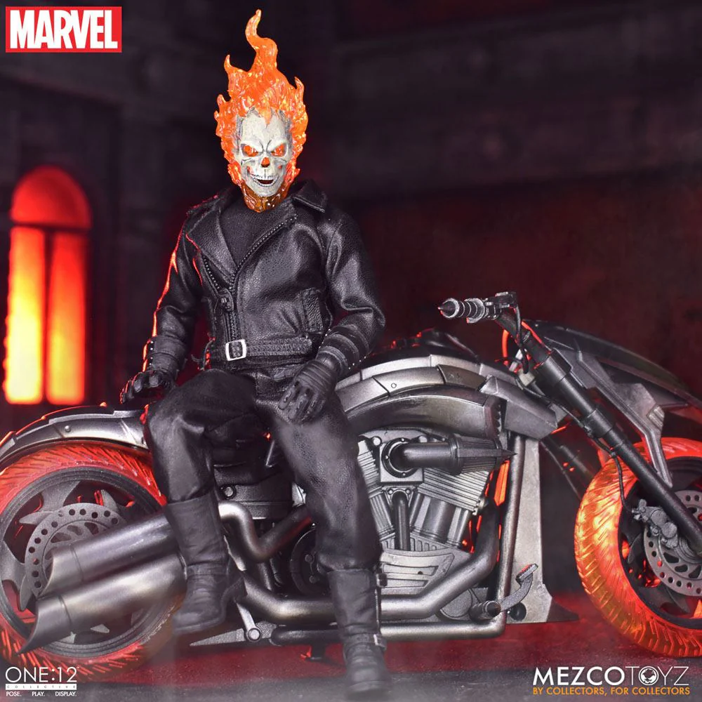 Ghost Rider & Vehicle with Sound & Light Up 1/12 Figurka 19 cm - Image 14