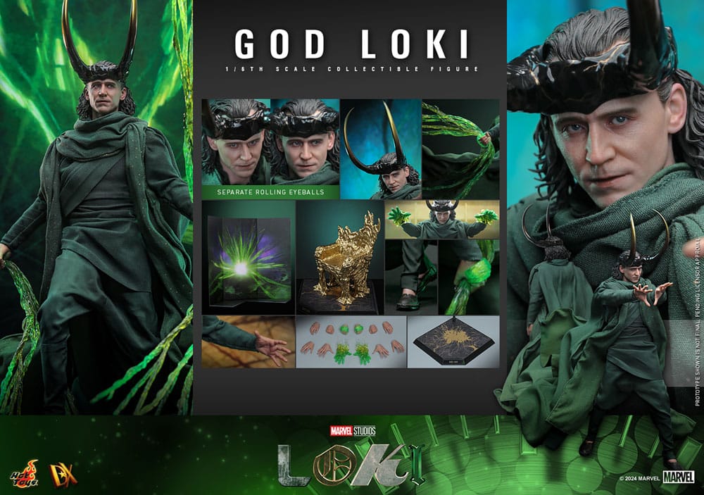 God Loki Marvel Loki DX 1/6 Figurka 31 cm - Image 19