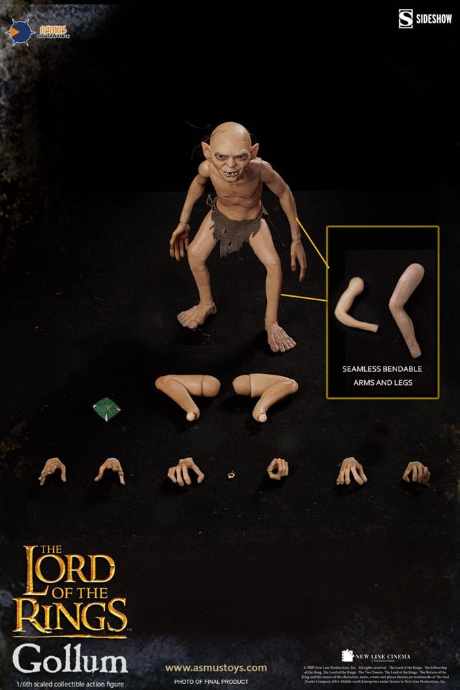 Gollum Lord of the Rings 1/6 Figurka 20 cm - Image 14