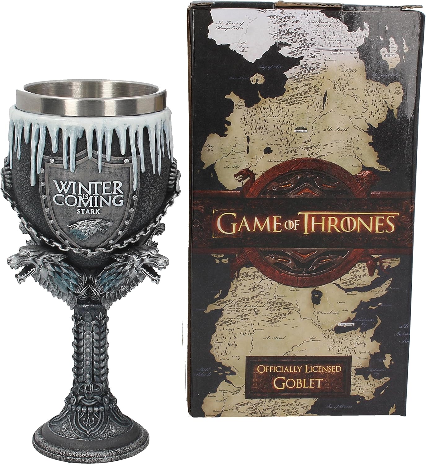 Gra o tron puchar kolekcjonerski Dom Stark (wysokość: 17,5 cm) - Image 7