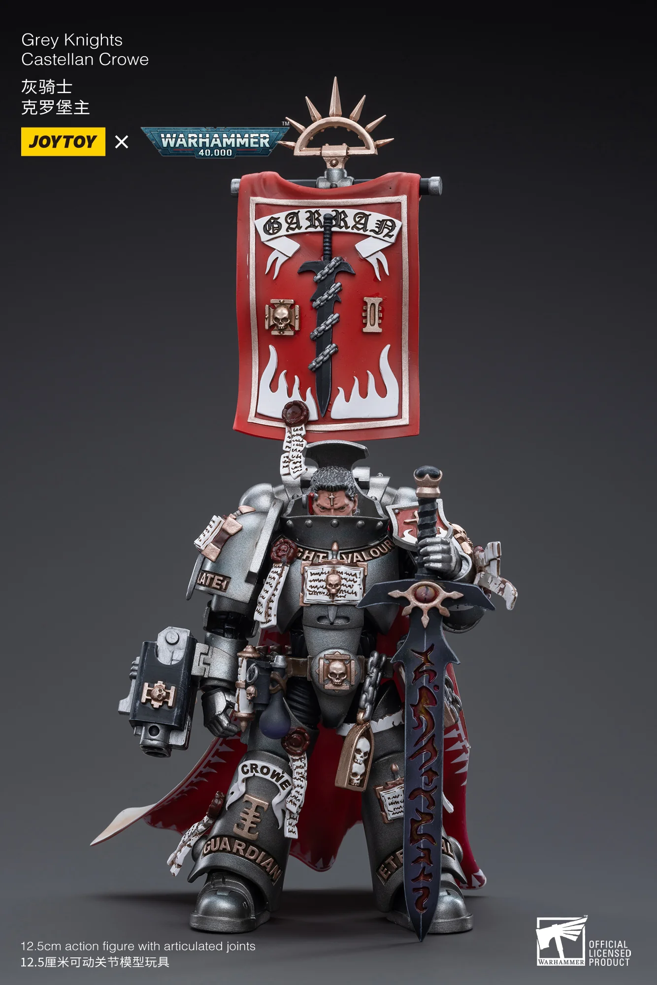 Grey Knights Castellan Crowe Warhammer 40k 1/18 Figurka 12 cm - Image 13