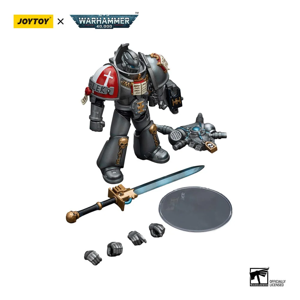 Grey Knights Interceptor Squad Interceptor with Storm Bolter and Nemesis Force Sword Warhammer 40k 1/18 Figurka 12 cm - Image 5