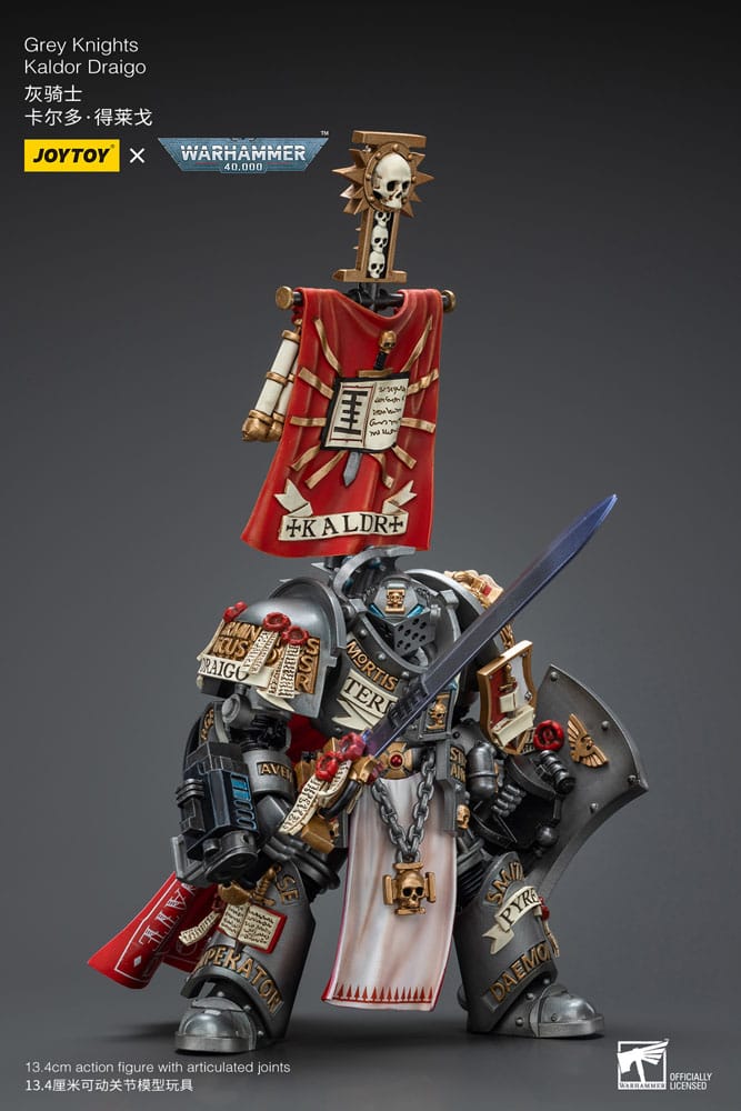 Grey Knights Kaldor Draigo Warhammer 40k 1/18 Figurka 12 cm - Image 3