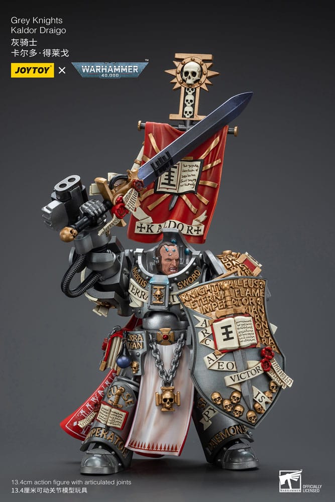 Grey Knights Kaldor Draigo Warhammer 40k 1/18 Figurka 12 cm - Image 6