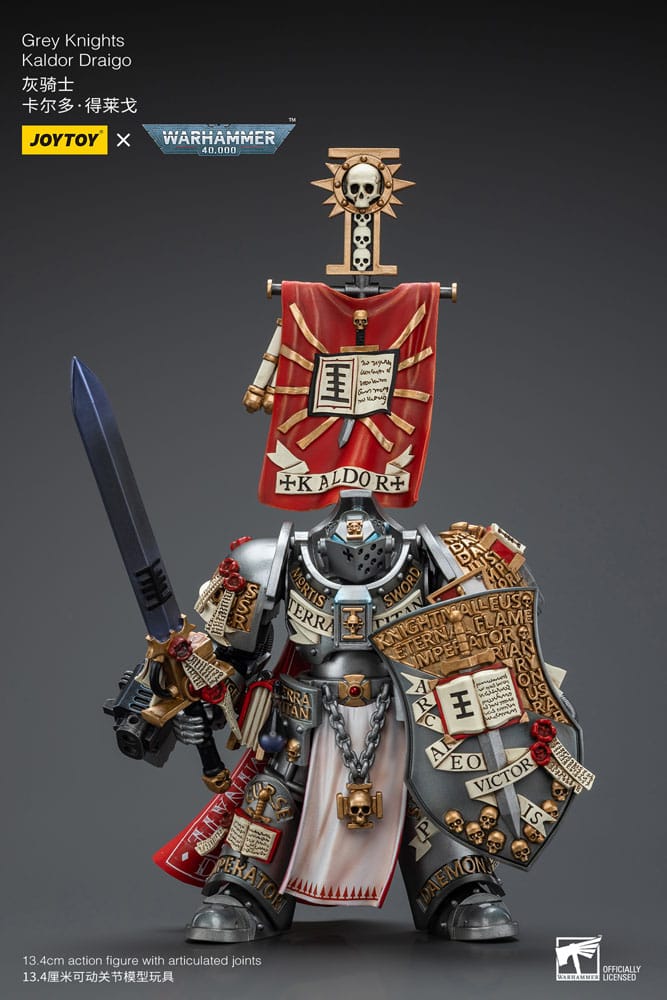 Grey Knights Kaldor Draigo Warhammer 40k 1/18 Figurka 12 cm - Image 7