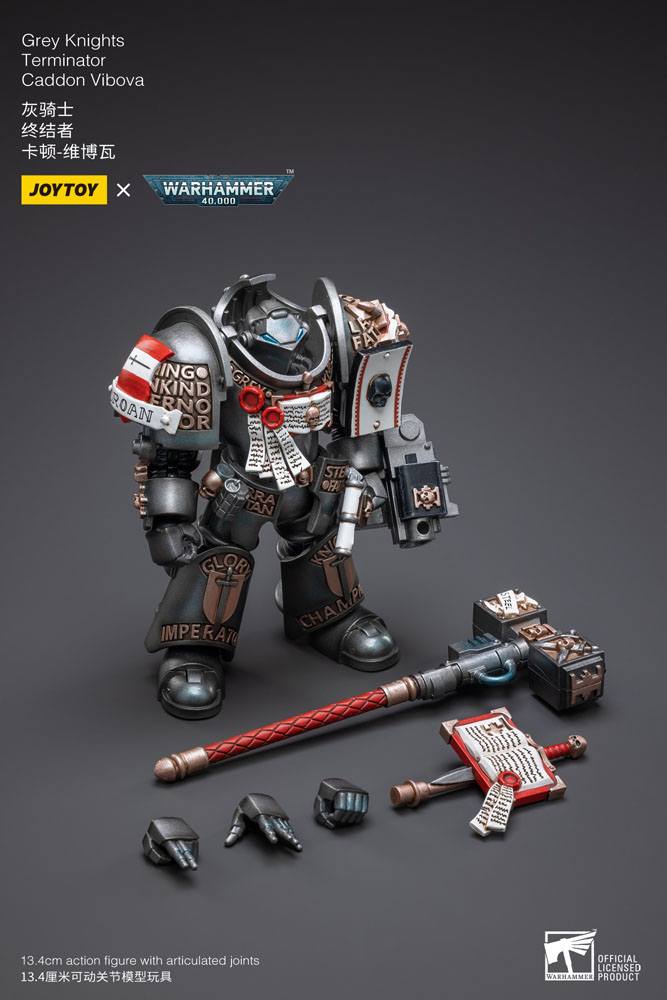 Grey Knights Terminator Caddon Vibova Warhammer 40k 1/18 Figurka 13 cm - Image 10