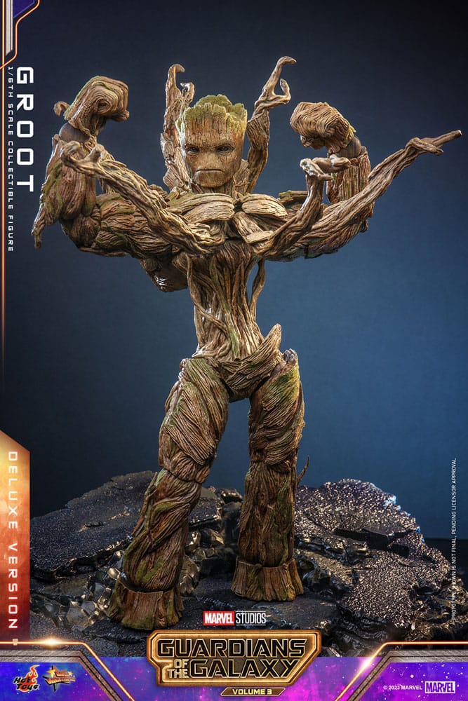Groot Marvel Guardians of the Galaxy Vol. 3 Movie Masterpiece Deluxe 1/6 Figurka 32 cm - Image 4
