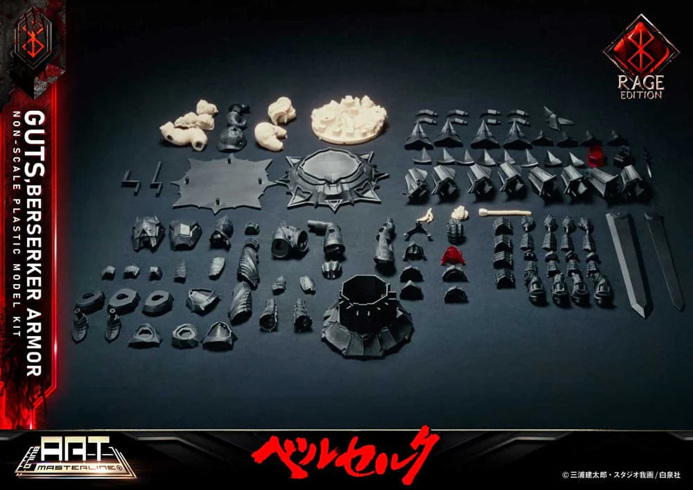Guts Berserker Armor Rage Berserk Plastic Build Art Masterline Model Kit Fiigurka 30 cm - Image 10