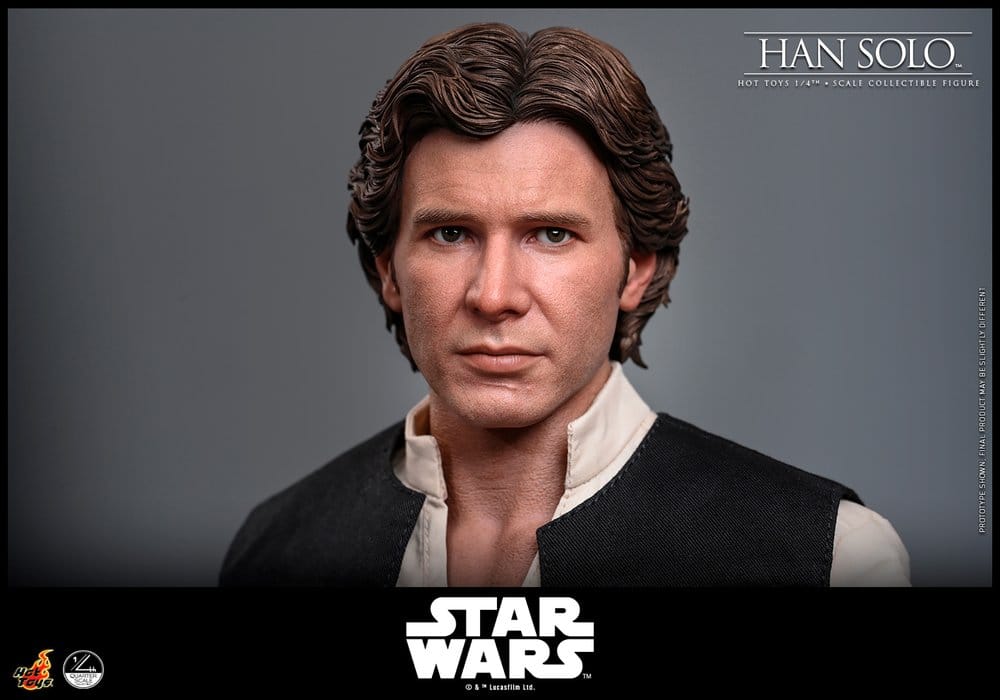 Han Solo Star Wars Episode IV 1/4 Figurka 46 cm - Image 6