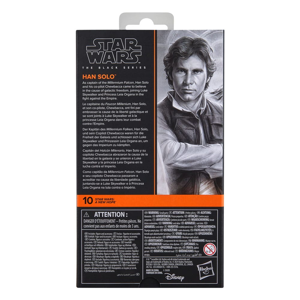 Han Solo Star Wars Episode IV Black Series Figurka 15 cm - Image 7
