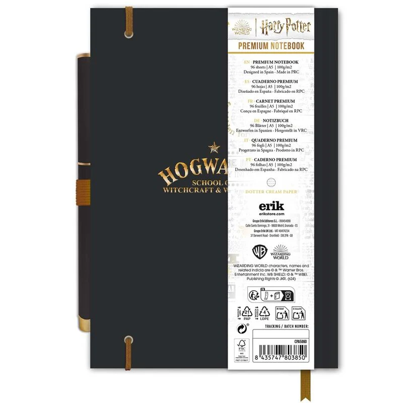 Harry Potter Hogwarts Notes A5 z długopisem - Image 2