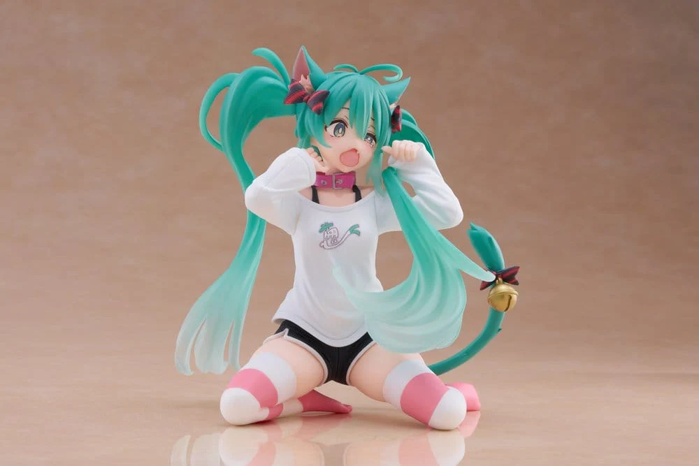 Hatsune Miku Cat Ear T-Shirt Ver. Desktop Cute Figurka 13 cm - Image 8