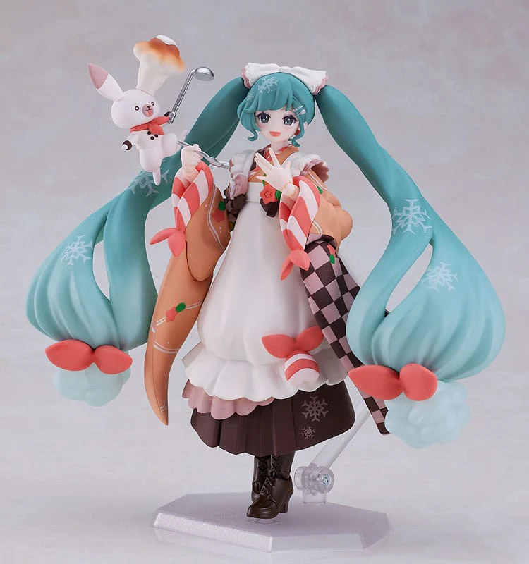 Hatsune Miku Character Vocal Series 01 Snow Miku: Winter Delicacy Ver.Figma Figurka 14 cm - Image 2