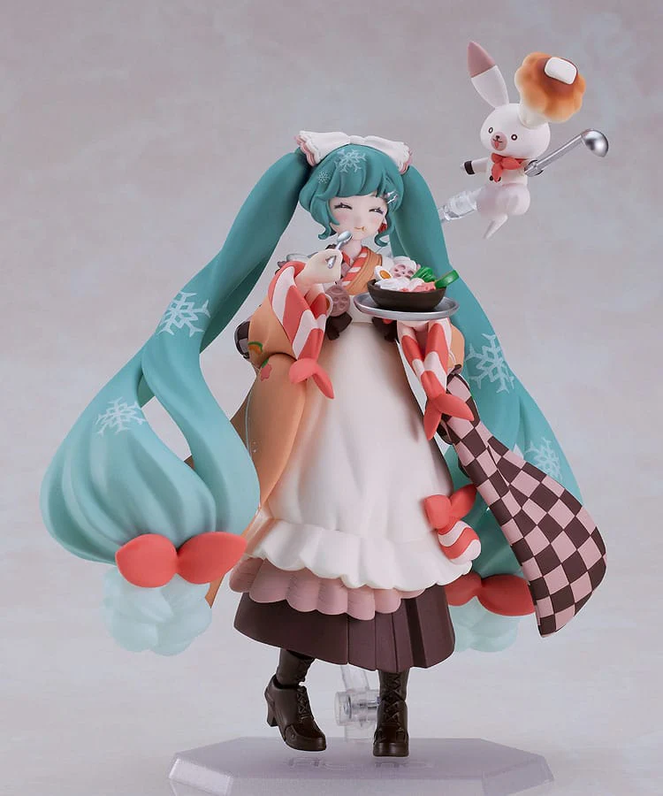 Hatsune Miku Character Vocal Series 01 Snow Miku: Winter Delicacy Ver.Figma Figurka 14 cm - Image 3