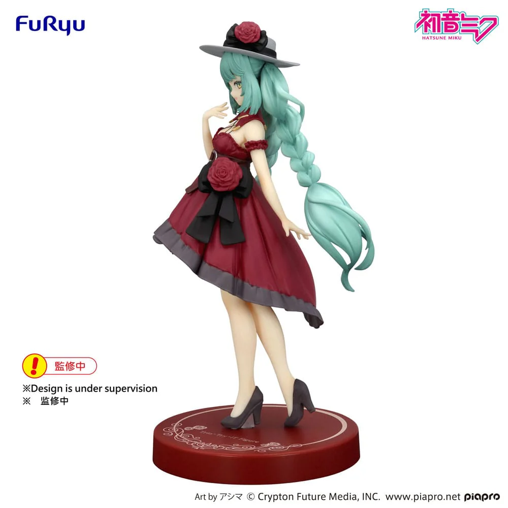 Hatsune Miku Outing Dress Red Color Ver. Trio-Try-iT Figurka 19 cm - Image 3