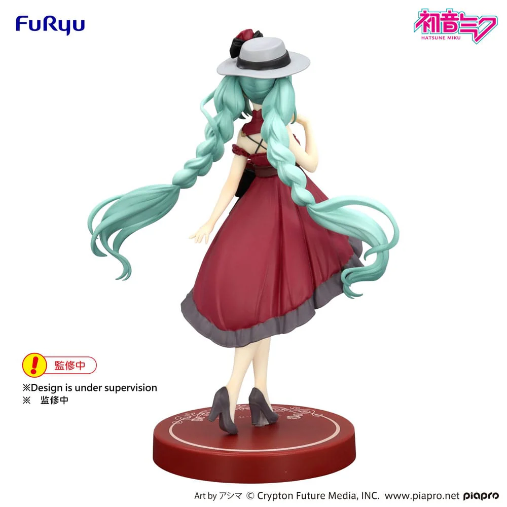Hatsune Miku Outing Dress Red Color Ver. Trio-Try-iT Figurka 19 cm - Image 6