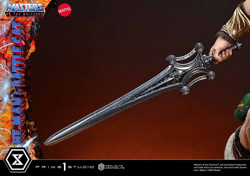 He-Man & Battle Cat Masters of the Universe Real Elite Masterline Series Ultimate Version 1/4 Figurka 86 cm - Image 18
