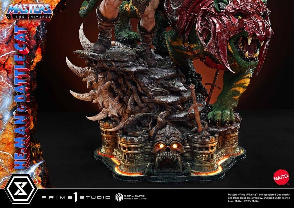 He-Man & Battle Cat Masters of the Universe Real Elite Masterline Series Ultimate Version 1/4 Figurka 86 cm - Image 19