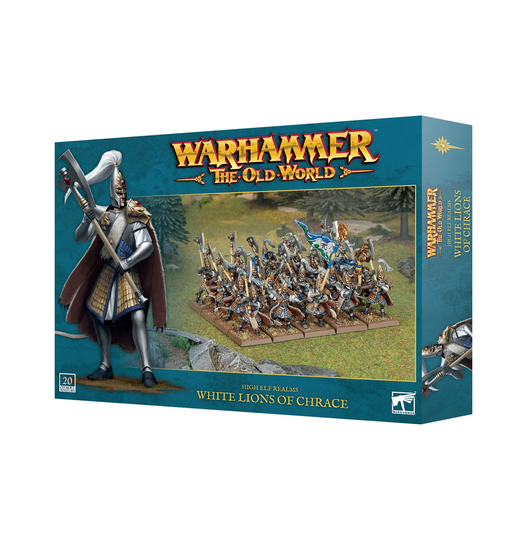 High Elf Reals Tealms White Lions Of Chrace Warhammer The Old World