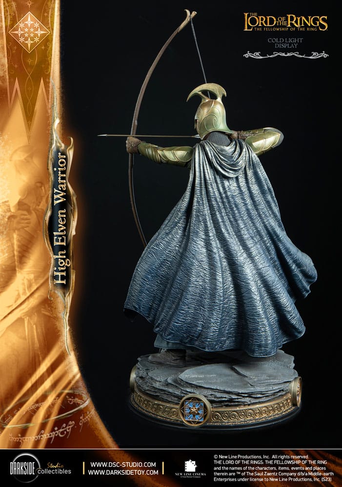 High Elven Warrior Lord of the Rings MS Series Statue 1/3 John Howe Signature Edition Figurka 90 cm - Image 10