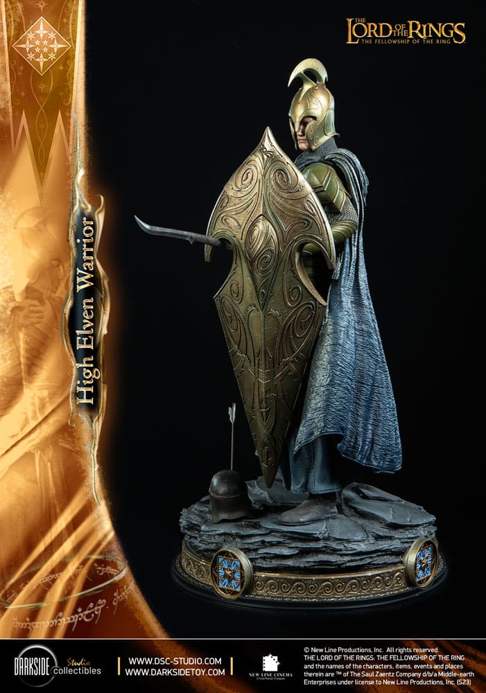 High Elven Warrior Lord of the Rings MS Series Statue 1/3 John Howe Signature Edition Figurka 90 cm - Image 11