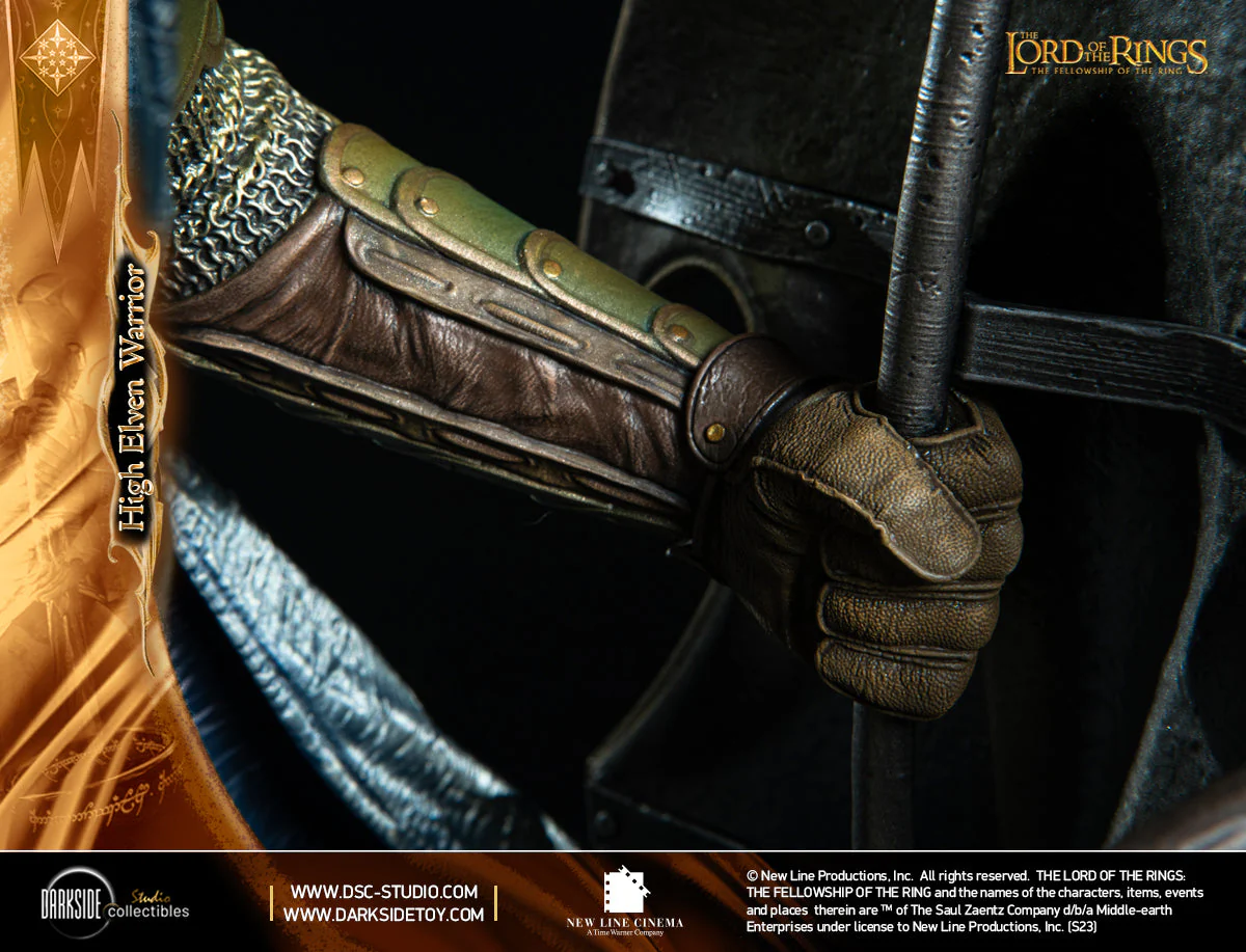High Elven Warrior Lord of the Rings MS Series Statue 1/3 John Howe Signature Edition Figurka 90 cm - Image 18
