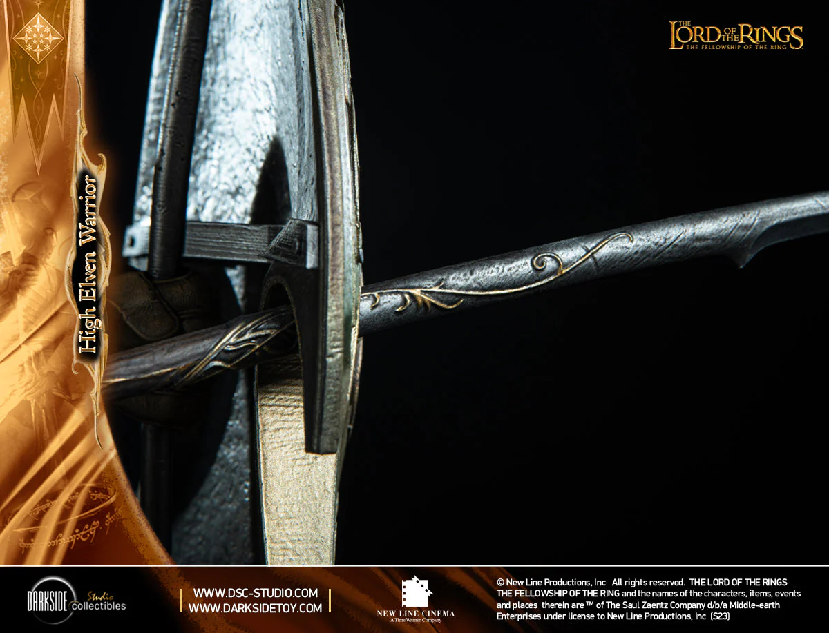 High Elven Warrior Lord of the Rings MS Series Statue 1/3 John Howe Signature Edition Figurka 90 cm - Image 19