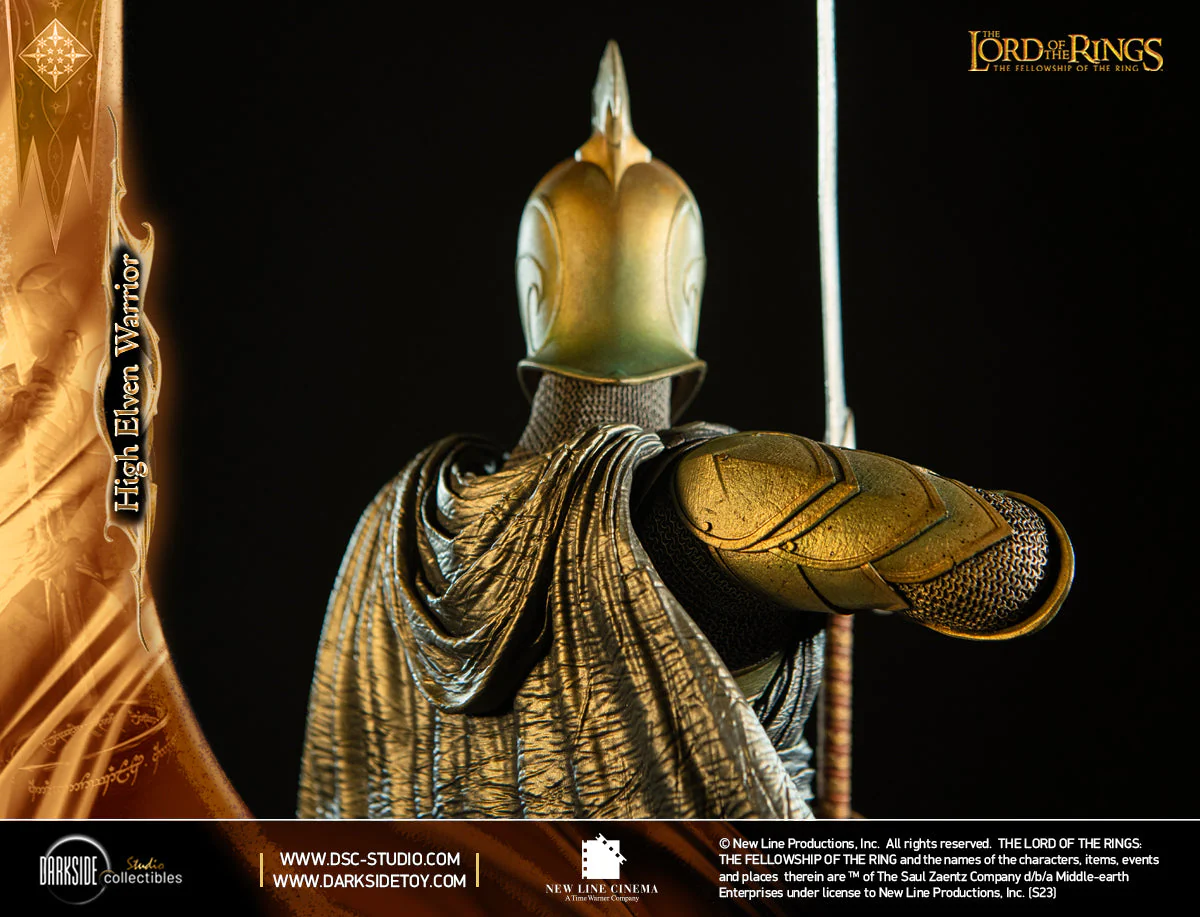 High Elven Warrior Lord of the Rings MS Series Statue 1/3 John Howe Signature Edition Figurka 90 cm - Image 29