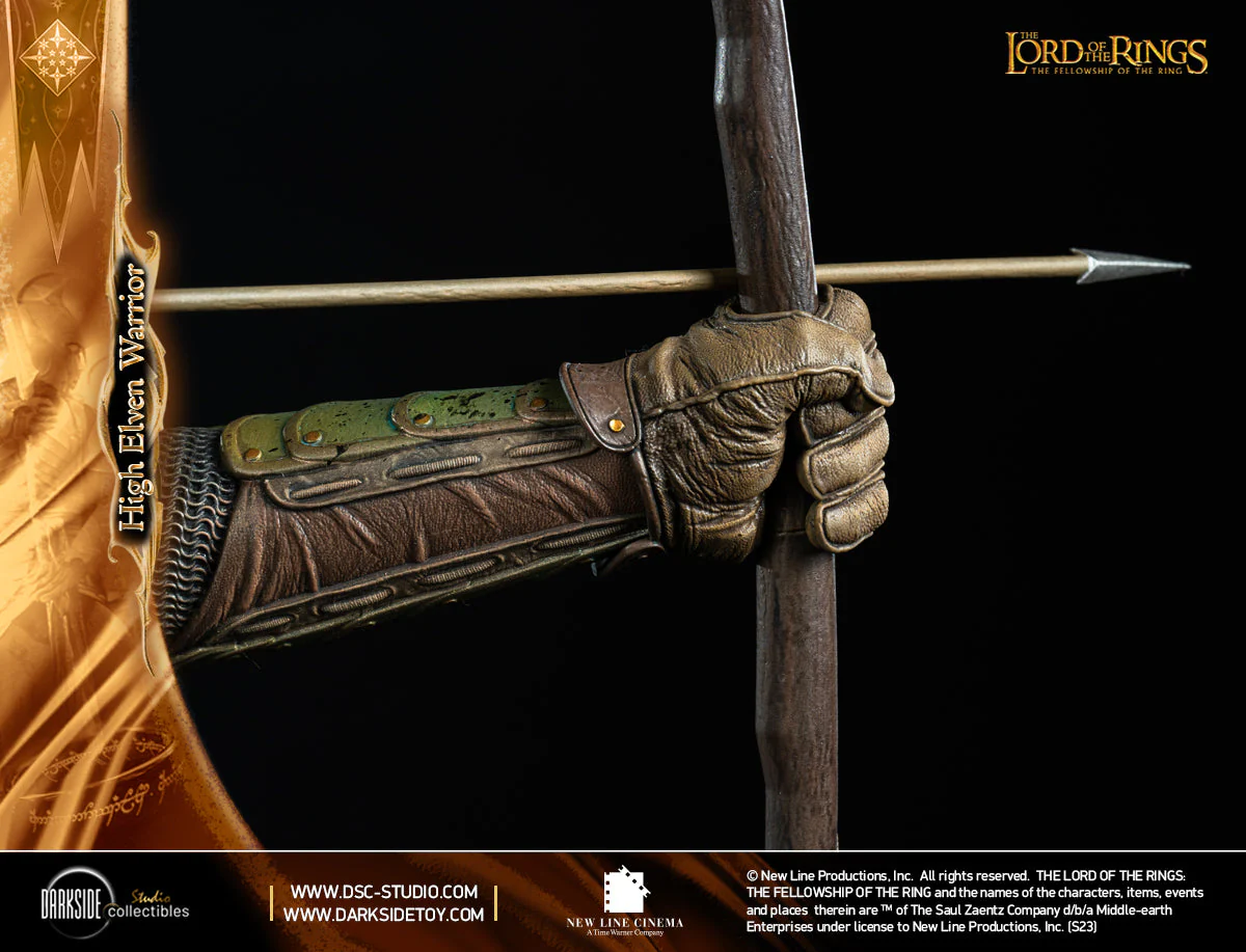 High Elven Warrior Lord of the Rings MS Series Statue 1/3 John Howe Signature Edition Figurka 90 cm - Image 34