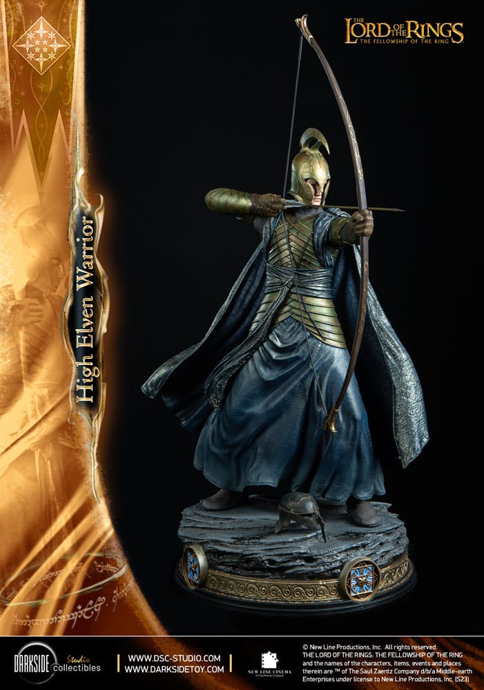 High Elven Warrior Lord of the Rings MS Series Statue 1/3 John Howe Signature Edition Figurka 90 cm - Image 7
