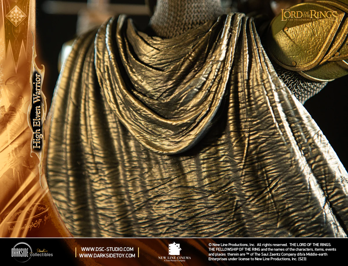 High Elven Warrior Lord of the Rings QS Series Statue 1/4 John Howe Signature Edition Figurka 70 cm - Image 32