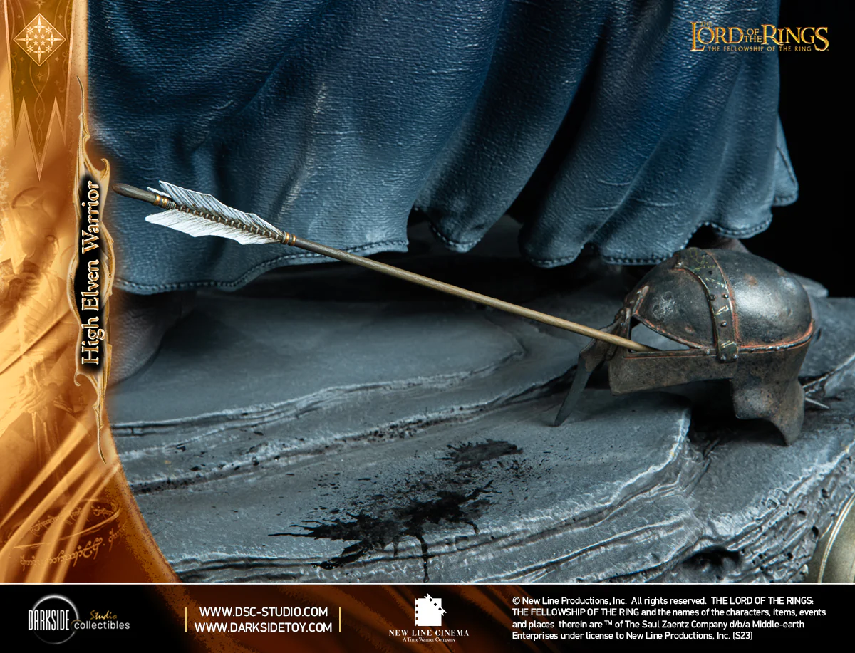 High Elven Warrior Lord of the Rings QS Series Statue 1/4 John Howe Signature Edition Figurka 70 cm - Image 36