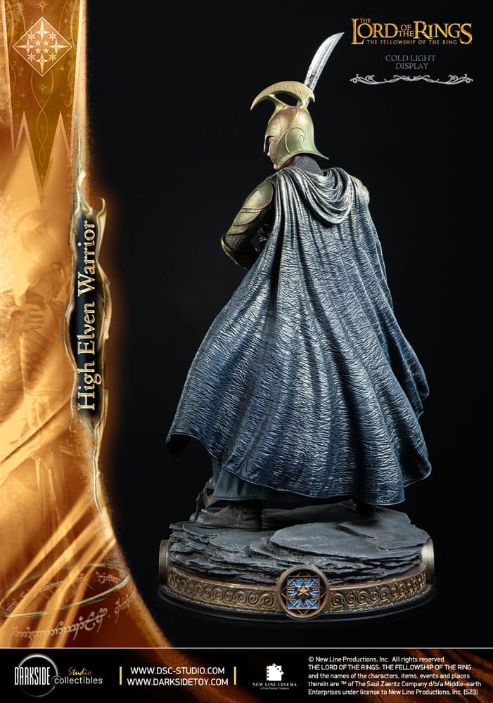 High Elven Warrior Lord of the Rings QS Series Statue 1/4 John Howe Signature Edition Figurka 70 cm - Image 5