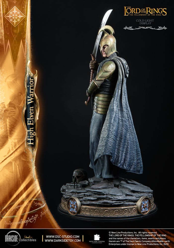 High Elven Warrior Lord of the Rings QS Series Statue 1/4 John Howe Signature Edition Figurka 70 cm - Image 6