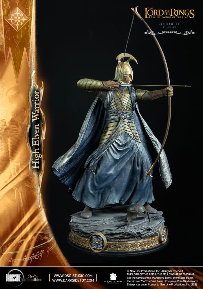 High Elven Warrior Lord of the Rings QS Series Statue 1/4 John Howe Signature Edition Figurka 70 cm - Image 8