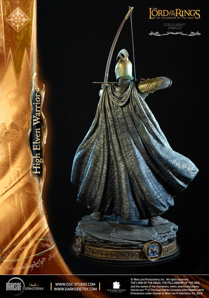 High Elven Warrior Lord of the Rings QS Series Statue 1/4 John Howe Signature Edition Figurka 70 cm - Image 9