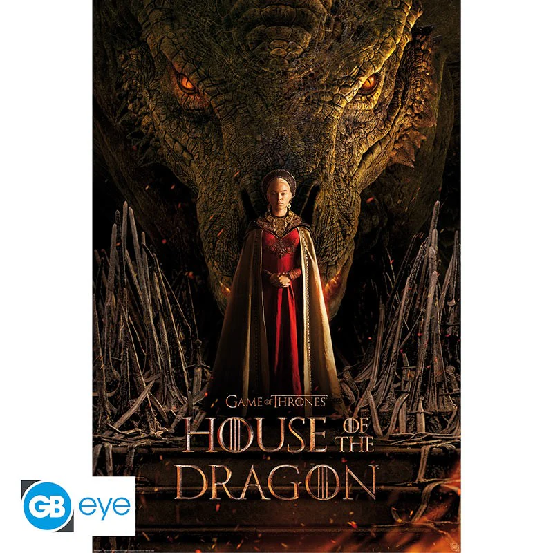 House of Dragon Rhaenyra Targaryen Series Maxi Poster Plakat 61 X 91.5cm