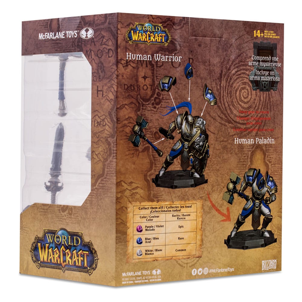 Human Paladin Warrior World of Warcraft Figurka 15 cm - Image 12