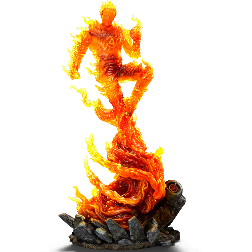 Human Torch Marvel Fantastic Four Art Scale 1/10 Figurka 30 cm