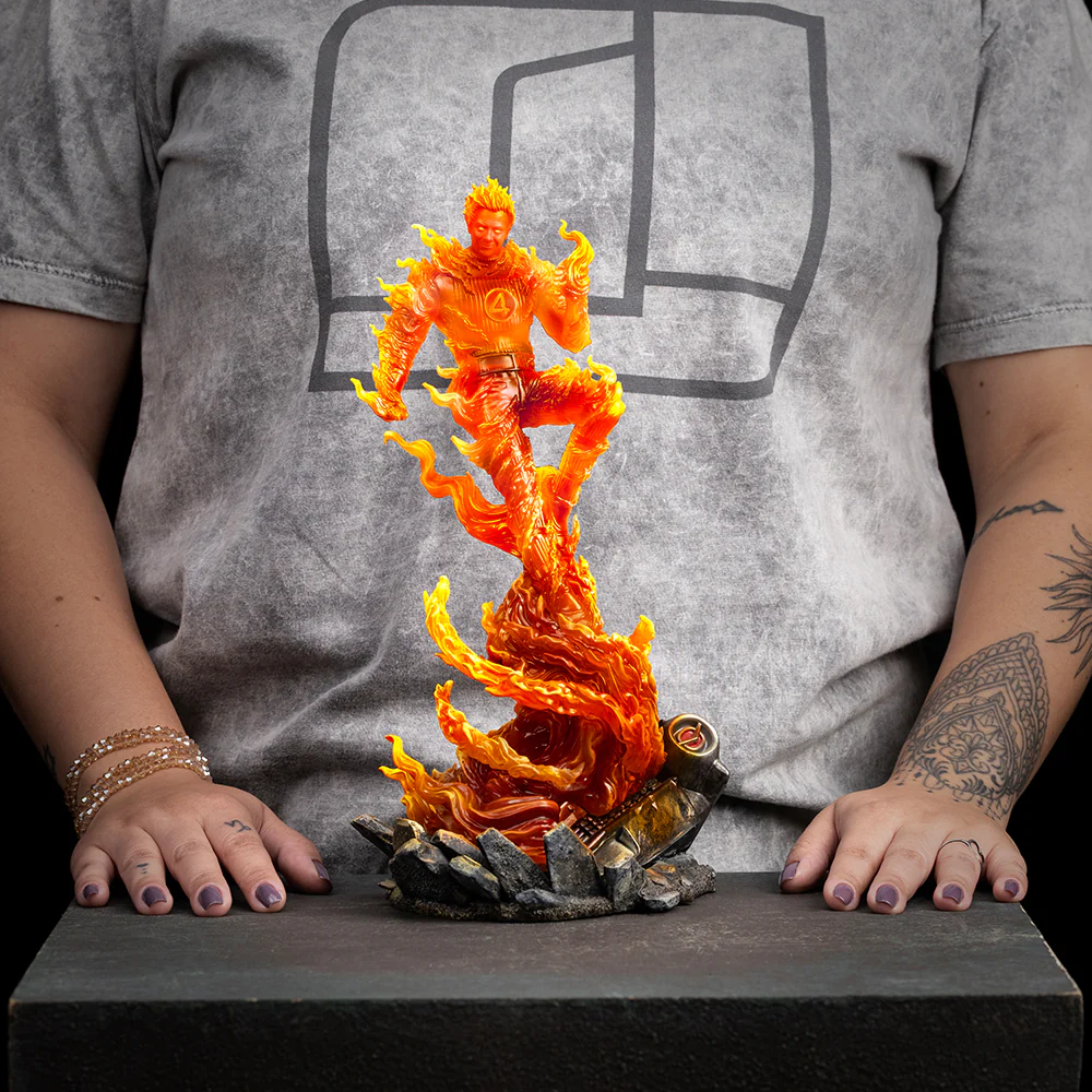 Human Torch Marvel Fantastic Four Art Scale 1/10 Figurka 30 cm - Image 10