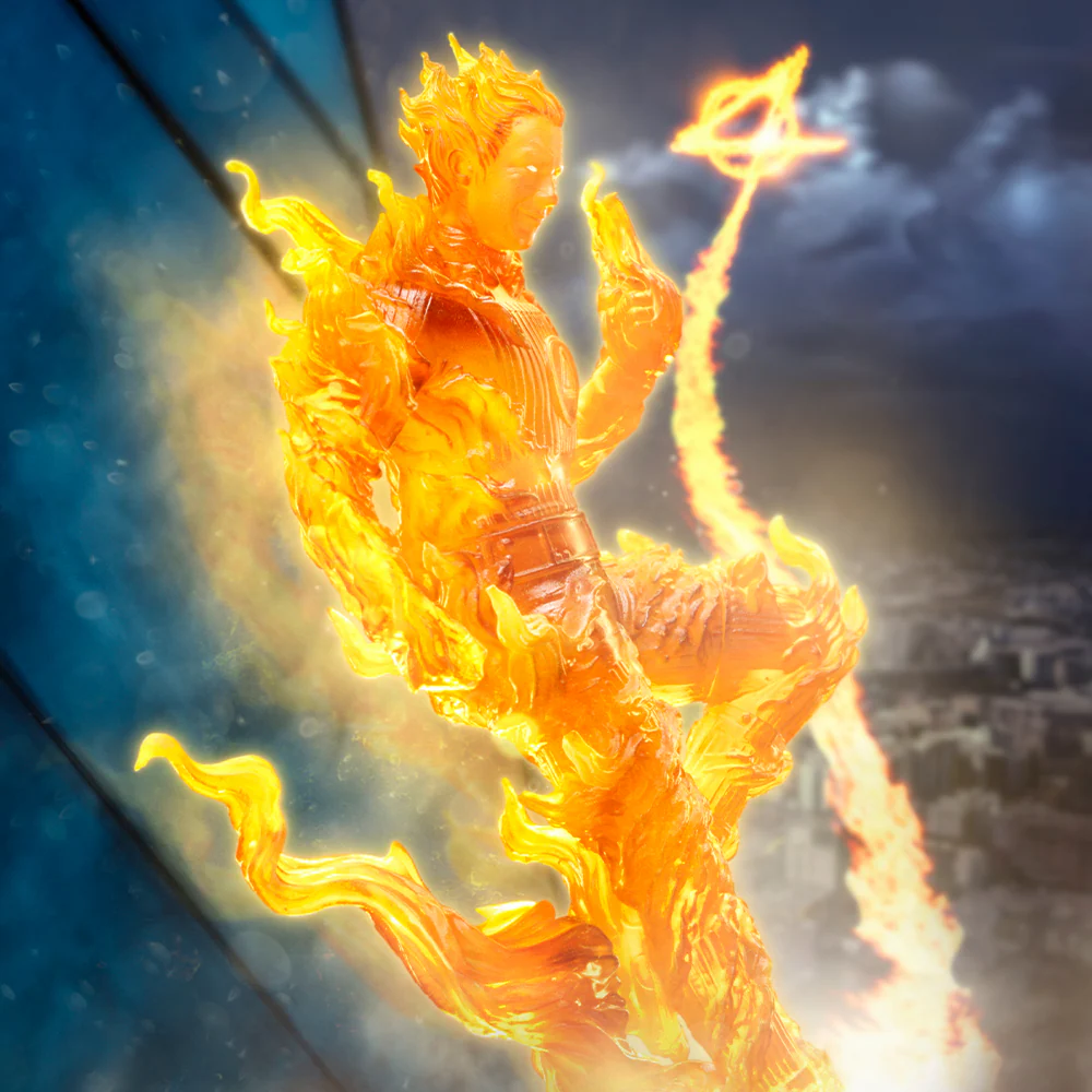 Human Torch Marvel Fantastic Four Art Scale 1/10 Figurka 30 cm - Image 8
