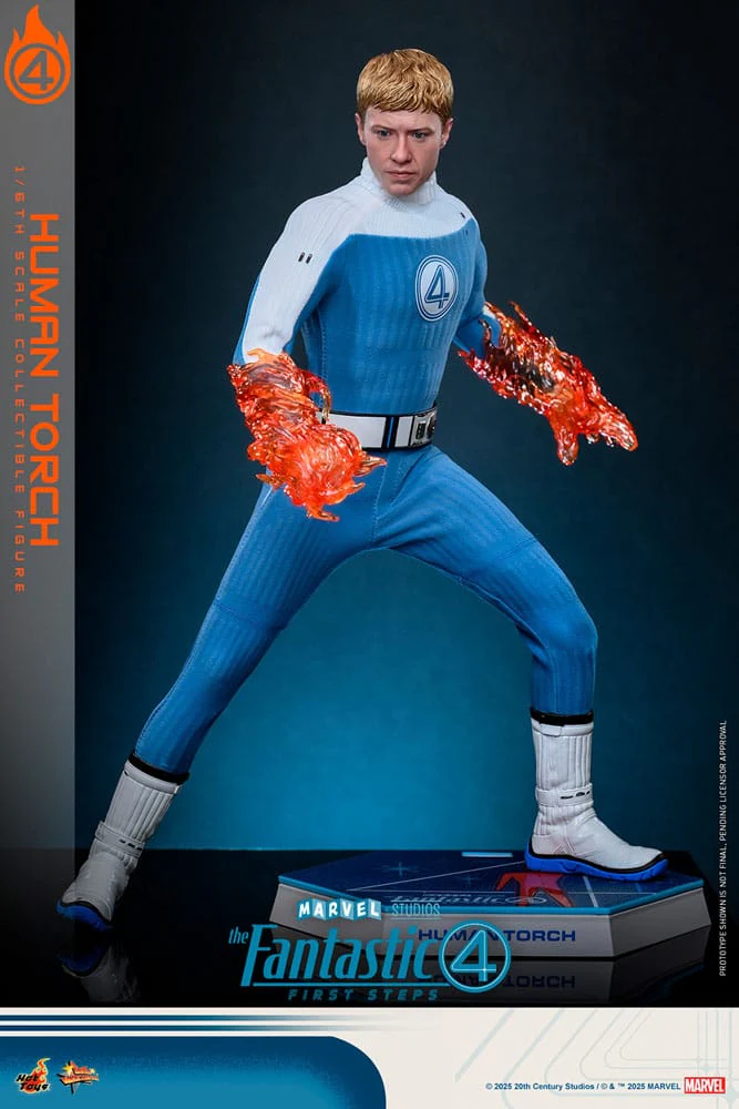 Human Torch The Fantastic Four: First Steps Movie Masterpiece 1/6 Figurka 30 cm - Image 4