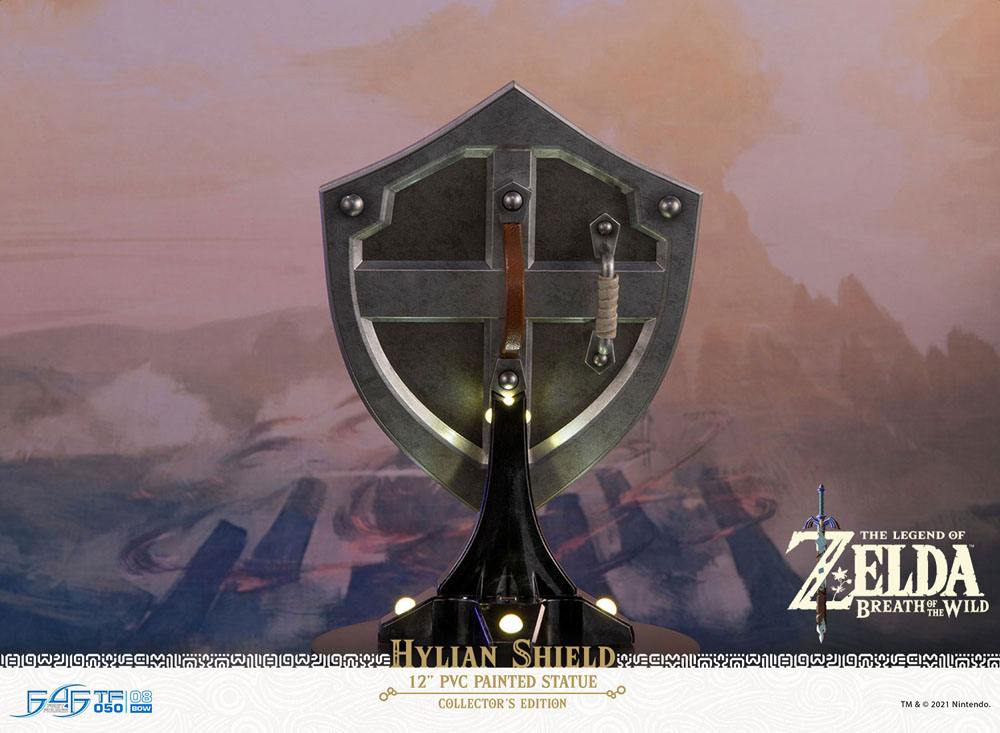 Hylian Shield The Legend of Zelda Breath of the Wild Collector's Edition Figurka 29 cm - Image 3