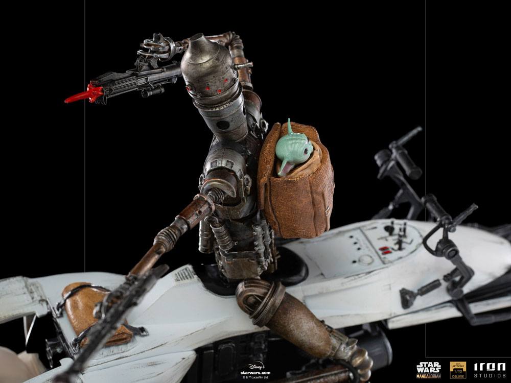 IG-11 & The Child Star Wars The Mandalorian Deluxe Art Scale 1/10 Figurka 20 cm - Image 6