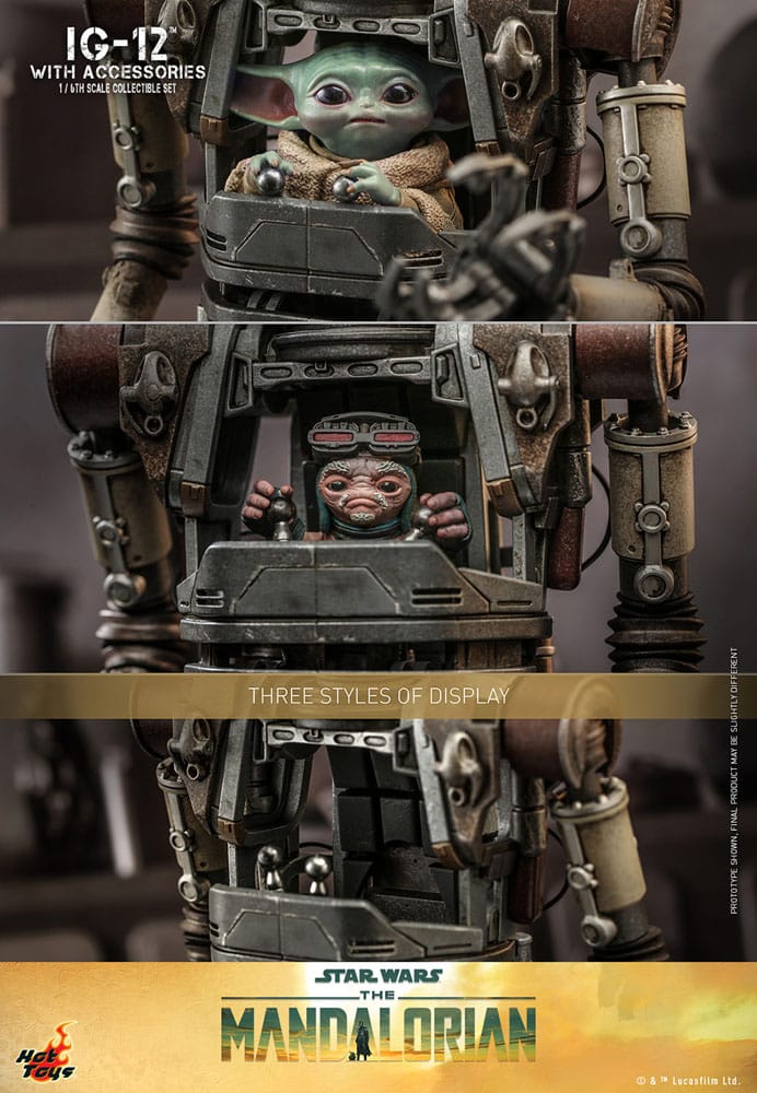 IG-12 with accessories Star Wars: The Mandalorian 1/6 Figurka 36 cm - Image 10