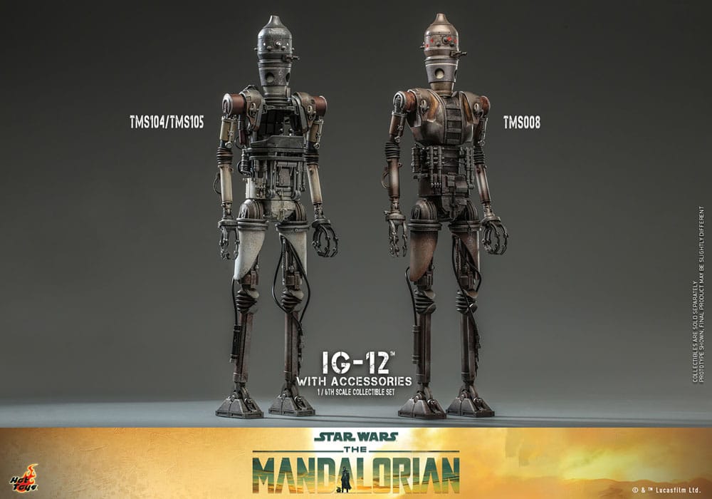 IG-12 with accessories Star Wars: The Mandalorian 1/6 Figurka 36 cm - Image 11
