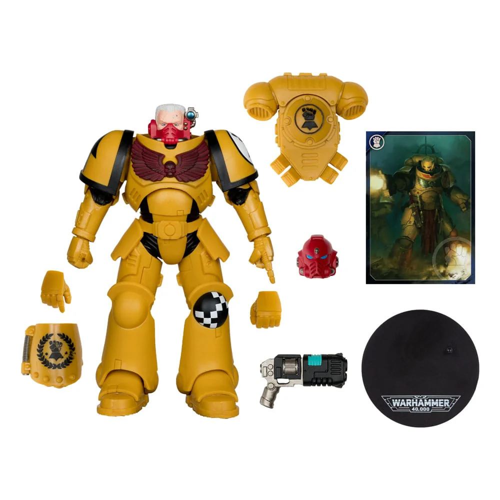 Imperial Fist Intercessor Sergeant Warhammer 40,000 Gold Label Figurka 18 cm - Image 2